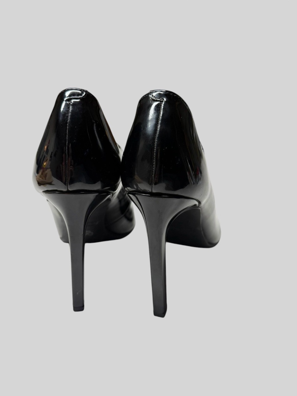 Nine West Black Patent Pointed Stiletto Pumps - Picture 7 of 8
